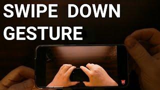 Swipe Down Gesture in YouTube App to Exit Full Screen Videos