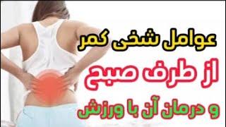 عوامل شخی کمر و درمان آن با ورزش| Best exercises for lowerbackpain and stiffness|