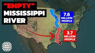 Why So Few Americans Live Along The Mississippi River, Especially In The South