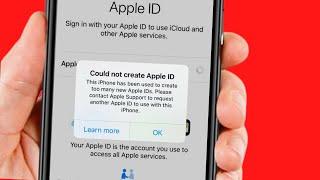 Could Not Create Apple ID This iPhone has been used to Create too many new Apple ID 