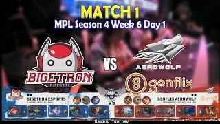 BTR vs GFLX MATCH 1 MPL Season 4 Week 6 Day 1 - Mobile Legends Premiere League