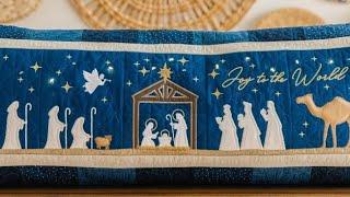 Kimberbell Nativity Bench Pillow Part 1 November 6, 2024