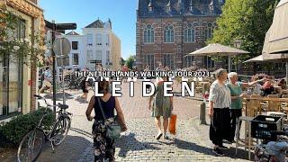 4K Leiden ,The Netherlands, city Walk 2023