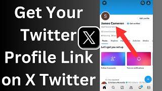 How to get my Twitter Profile Link on X Twitter App