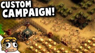 ZOMBIE CITY CUSTOM CAMPAIGN MAP! | They Are Billions Custom Map Gameplay Part 1