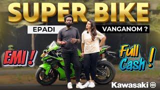 Super bike Epadi Vangunom ? #kawasakizx10r  #ninja10r #tamil #chennaisuperkings