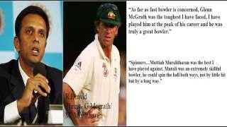 Top 10 Great Batsmen And their Most Feared bowler Ever!!