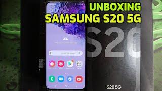 Samsung S20 5G Cosmic Grey Unboxing