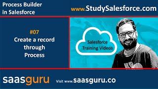07 Create a record using process builder in salesforce | Salesforce Training Videos