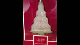 2012 Lenox Wedding Cake Christmas Ornament