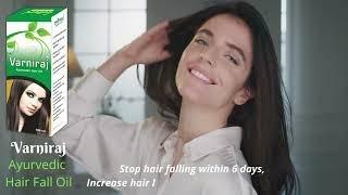 varniraj Ayurvedic Hair Fall Oil Reduces Hair Fall & Promote Hair Growth |Black, Silky & Strong Hair