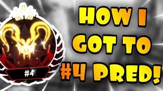 How I Got To #4 Apex Predator! Apex Predator Top 5 Ranked Gameplay!