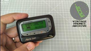 Unication Alpha Gold pager, the Motorola Advisor Elite copy