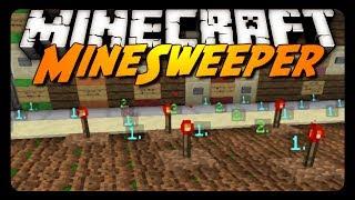 Minecraft: MINESWEEPER w/ REDSTONE! (Downloadable Mini-Game)