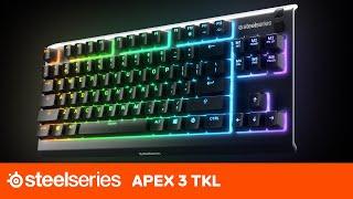 World's First Water-Resistant TKL Keyboard: SteelSeries Apex 3 TKL