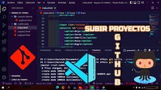 Como Subir y Crear un Repositorio en GitHub con GIT 2024 Sube Archivos y Proyectos con VSCode 