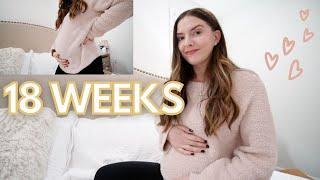 18 WEEK PREGNANCY UPDATE | symptoms, prepping for baby, products I'll be using, how I'm feeling