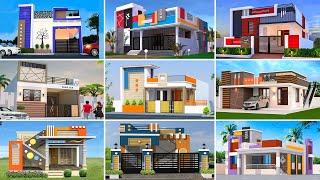 Best 40 Single Floor House Elevation Designs for Vastu House | Small House Front View Designs