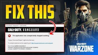 How to Fix the Application Has Unexpectedly Stopped Working in Mw2 Warzone 3.0 on pc