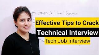 How to Answer in Technical Interview (Best Technical Interview tips)