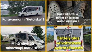 Karavaanarin "tietoisku" erinäisistä varusteista