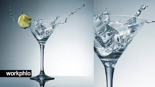 Simple Martini Splashes | Splash Photography Tutorial with Speedlights