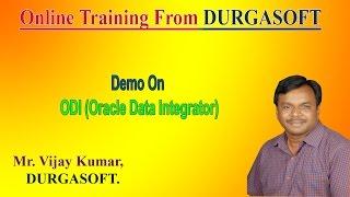 Online Training From DURGASOFT Demo On ODI (Oracle Data Integrator)