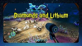 Subnautica Below Zero - Diamonds and Lithium location