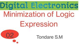 #santoshtondare#Logic Expression Minimization