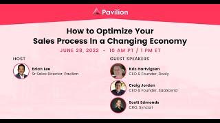 Pavilion + Dooly Webinar: How to Optimize Your Sales Process In a Changing Economy
