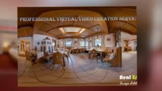 Virtual video tour creation service for real estate photography