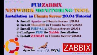 Full ZABBIX Network Monitoring Tool Installation in Ubuntu Server 20.04 Tutorial 2022