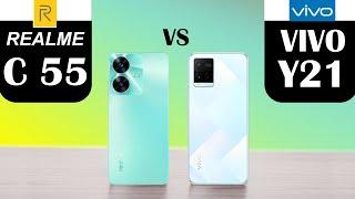 vivo y21 vs realme c55