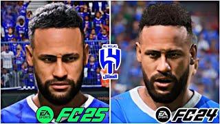 EA FC 25 vs EA FC 24 AL HILAL Latest Player Faces | EA SPORTS FC 25 vs EA FC 24 #fc25 #eafc25