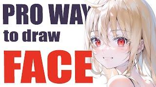 How to Draw Anime Face Like a Pro | Facial Proportions
