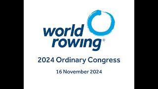 2024 World Rowing Virtual Ordinary Congress