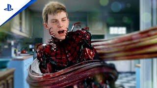 Marvel's Spider-Man 2 Absolute 20 Inches Peter's Carnage Suit Saves MJ From Venom Full Battle