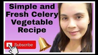 #how #cooksimple#celery     How To Cook Simple Celery  Veg.