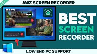 The Best Screen Recorder For PC in 2023 - AWZ Screen Recorder | Record Gameplays With Webcam!