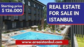 NEW REAL ESTATE FOR SALE IN ISTANBUL TURKEY | 12 MONTHS INSTALLMENT WITH %50 DOWN PAYMENT