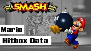 Mario Hitbox Data / Super Smash Bros. 64