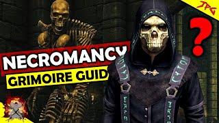 SKYRIM NECROMANCY GUIDE - 13 New Spells! Necromancy Robes? Skyrim Anniversary Necromancer Grimorie