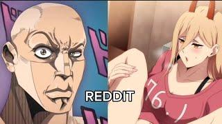 Anime vs Reddit (The rock reaction mem) Part #4