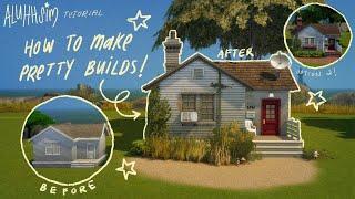 how to detail the exterior of your sims builds!the sims 4: tutorial