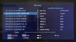 HiSense LED TV (H40BE5000) - Change Dish Setup