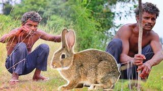 முயல் புடிக்கலாமா | முயல் கன்னி தயாரிக்கலாம் | Rabbit Net Making | Village drink man