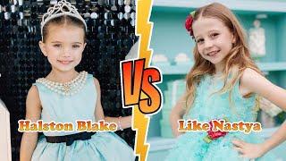 Like Nastya VS Halston Blake Fisher (The Fishfam) Transformation  New Stars From Baby To 2023