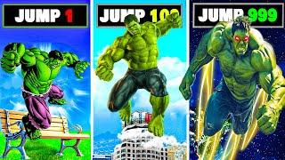 GTA 5: Every HULK JUMP MULTIPLIES In GTA V ! || UPGRADING EVERY HULK JUMP In GTA 5 ( GTA 5 mods )