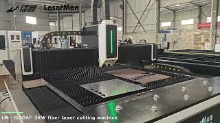 [LaserMen] LM-1530AF 3KW fiber laser cutting machine for cutting carbon steel and aluminum