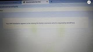 Atasi Your PHP installation appears to be missing the MySQL extension which is required by WordPress